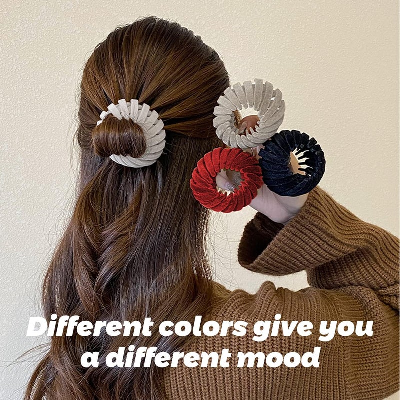 Sizobi Birds Nest Hair Clip, Hair Accessories for Women,Hair Ties Hair Bun Maker Scrunchies for Thick Thin Hair,Hair Clips for Women,Ponytail Holders - Image 4