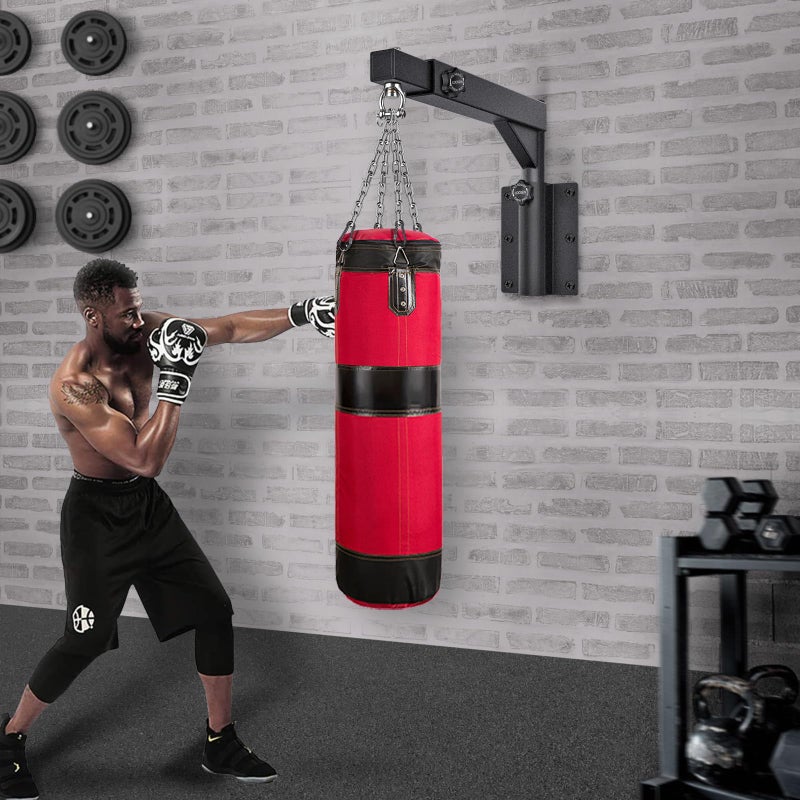 BeneLabel Heavy Duty Wall Mount Punching Bag Hanger with Adjustable Length and Height - Ideal for Home Gym Boxing MMA Training - Up to 800 LB Capacity - Image 2