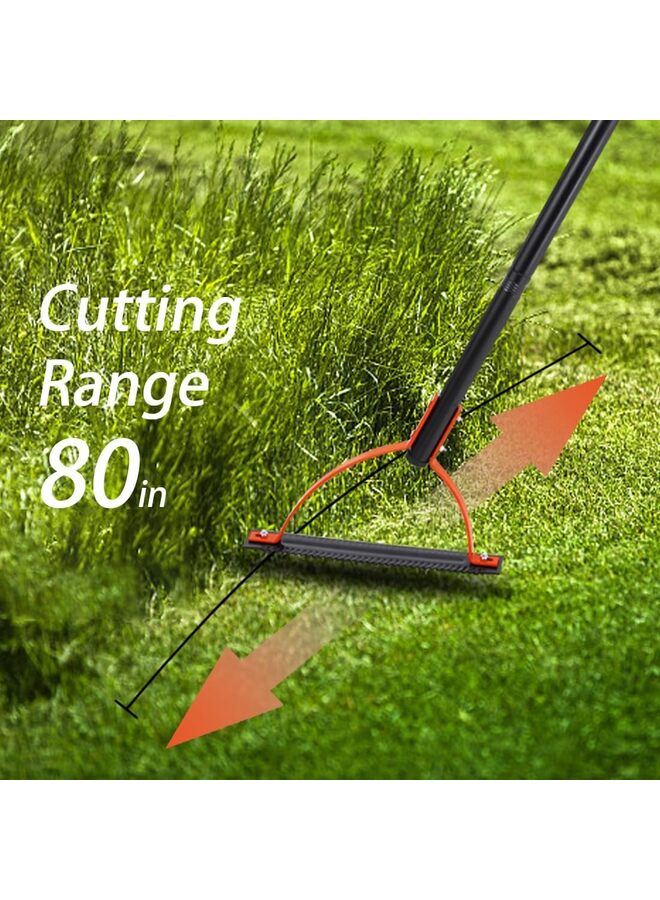 يُسلِّم آلة إزالة الأعشاب العشبية - آلة إزالة الأعشاب العشبية ، أداة سحب الأعشاب الوقوف الثقيلة مع مقبض طويل للفناء - Image 2