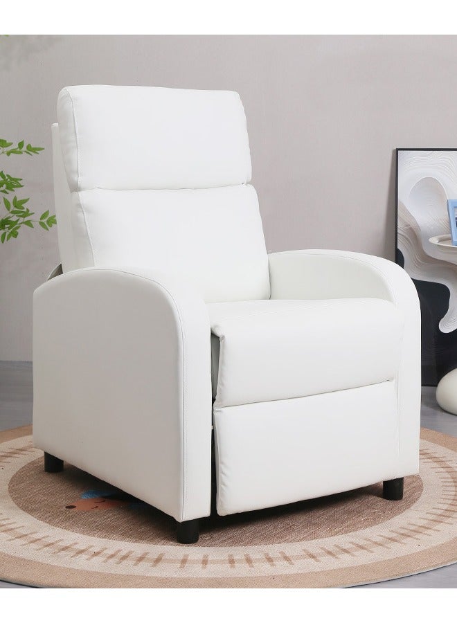 NKX Modern Design Adjustable PU Leather Recliner Chair with Comfortable Reclining Function for Living Room Home and Office. - Image 1