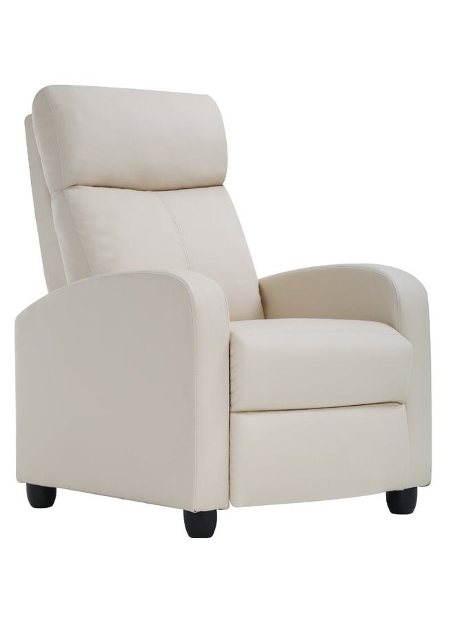 NKX Modern Design Adjustable PU Leather Recliner Chair with Comfortable Reclining Function for Living Room Home and Office. - Image 2