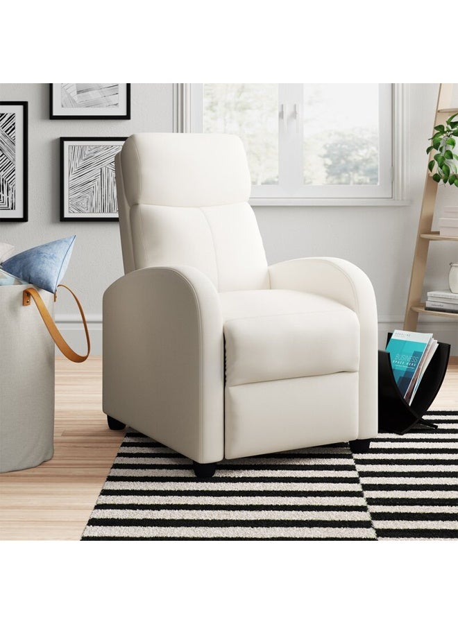 NKX Modern Design Adjustable PU Leather Recliner Chair with Comfortable Reclining Function for Living Room Home and Office. - Image 5