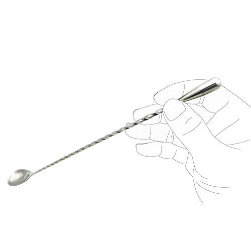 GFDesign 15.7“ Extra Long Cocktail Mixing Spoon Set Food-Grade 18/8 Stainless Steel Stirrer Spiral Pattern Bar Cocktail Shaker Spoon for Ice Cream Smoothies Malts Milkshakes Juice Coffee Tea Drink - Image 4