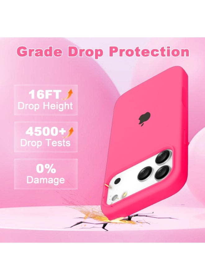 أوللاي ايفون 17 برو كيس واقي ، مادة السيليكون ، مقاومة للصدمات مع حماية عدسة الكاميرا وتغطية زر التحكم ، غطاء واقي للهاتف المحمول المضاد للصدمة ، متوافق مع إكسسوارات MagSafe - Image 3