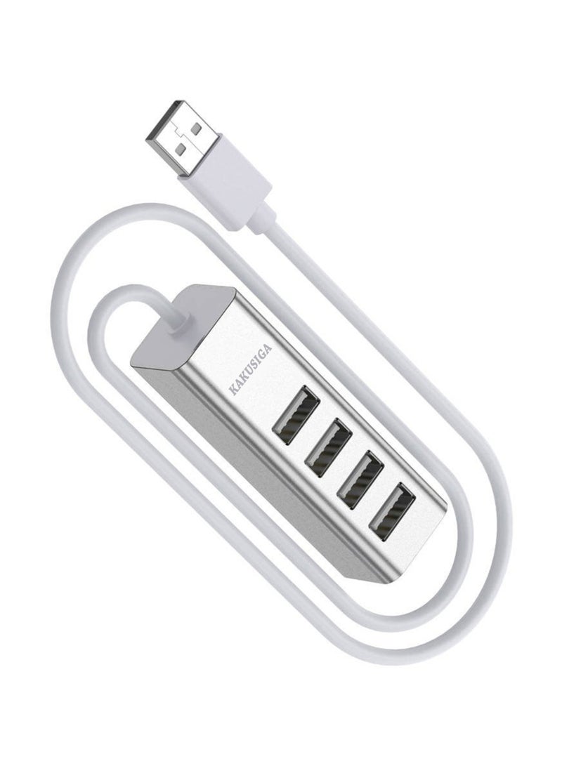 KAKUSIGA 4 Port USB Hub (4x USB) - Silver - Image 2