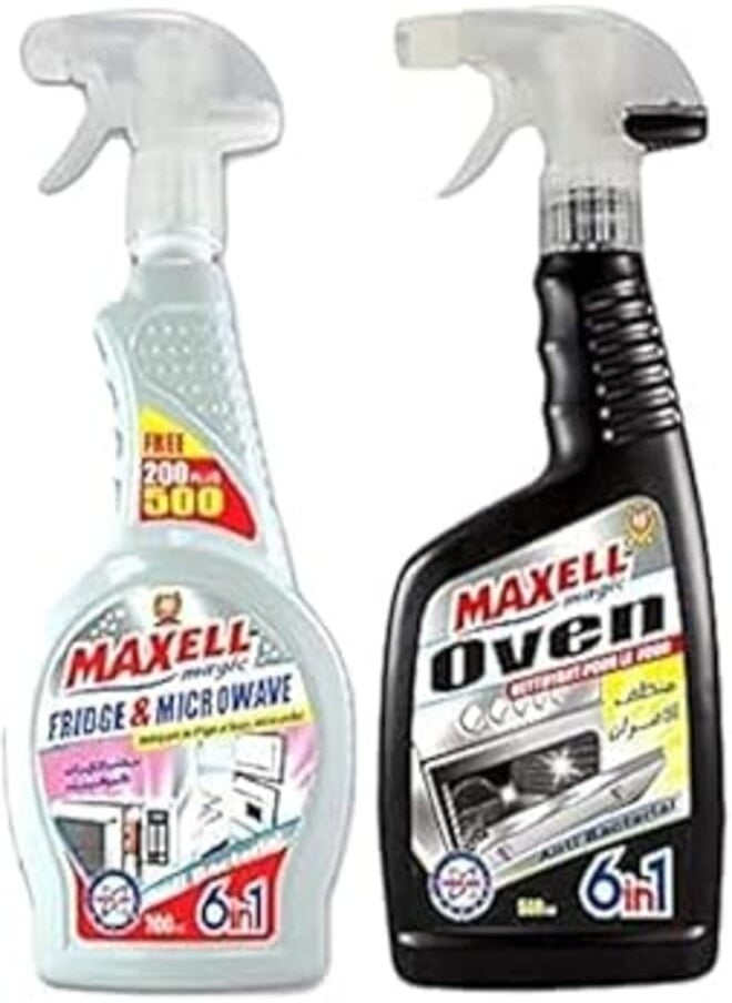 Maxell - Maxell magic spray fridge and microwave cleaner with oven cleaner, 2 pieces - Image 1