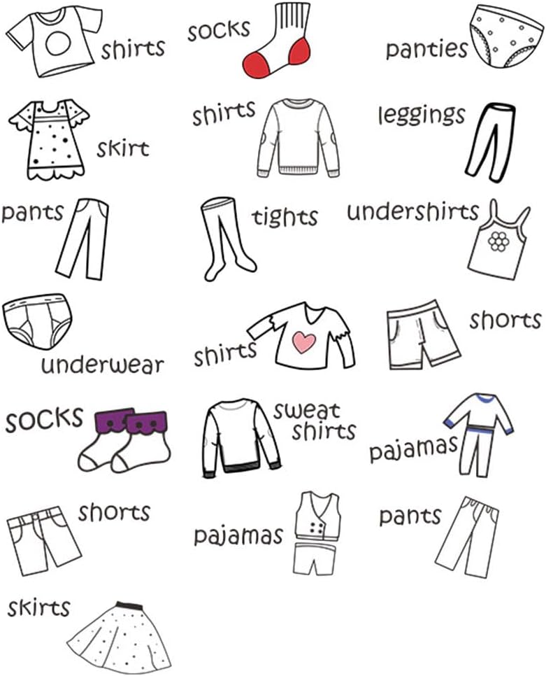 Veemoon Removable Dresser Clothes Labels Wardrobe Clothing Decals for Drawer Organizing  Bedroom Decoration - Image 2