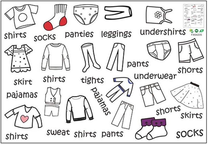 Veemoon Removable Dresser Clothes Labels Wardrobe Clothing Decals for Drawer Organizing  Bedroom Decoration - Image 1