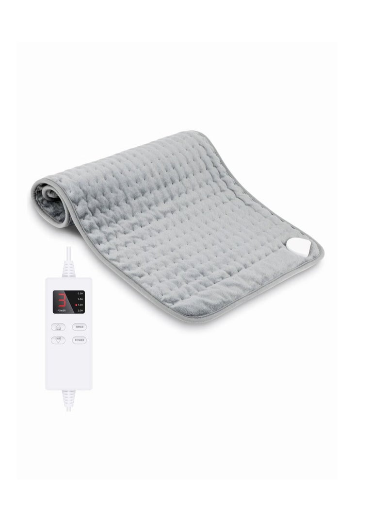 Faylor Heating Pad Electric for Pain Relief of Back Neck and Shoulder 6 Electric Temperature Options 4 Temperature Settings Auto Shut Off - Image 1