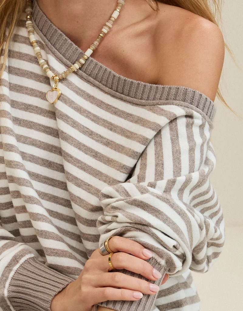 Aerie  Aerie Sunday Soft Off-The-Shoulder Sweater for Women | Best Price UAE