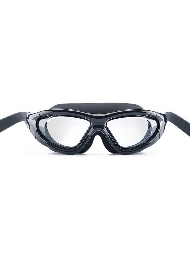 شيبشيب نظارات السباحة بمنظر واسع للرجال والنساء البالغين، مانعة للضباب وغير مسربة - Image 2