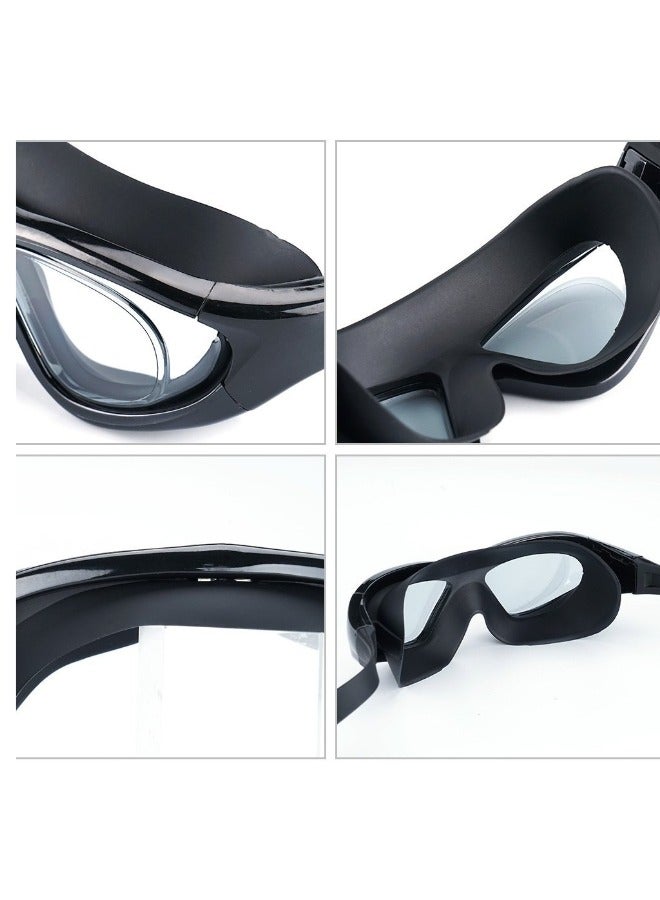 شيبشيب نظارات السباحة بمنظر واسع للرجال والنساء البالغين، مانعة للضباب وغير مسربة - Image 5