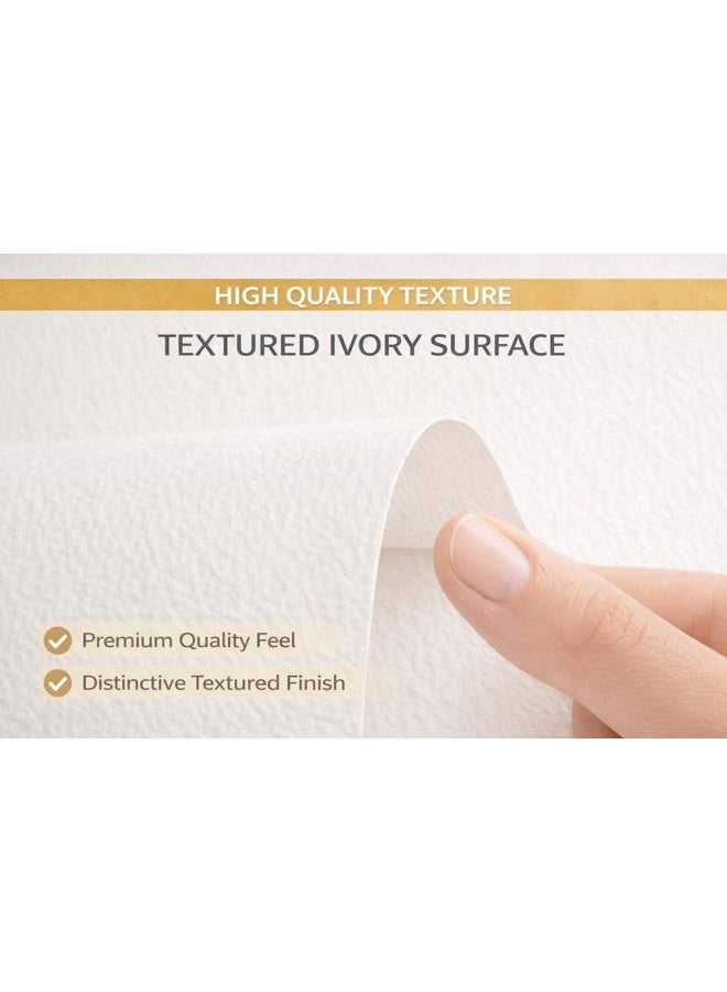 Syntego A4 Sheets Ivory Textured Paper 120gsm Suitable for Inkjets and Laser Printers (100) - Image 4