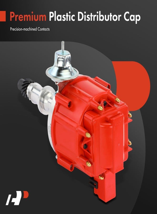 A-Premium Ignition Distributor with Cap and Rotor Compatible with Pontiac Firebird 1967-1977, Grand Am 1973-1975, Grand Prix 1962-1977, GTO 1964-1973, LeMans 1963-1977, Tempest 1963-1970, Bonneville - Image 4