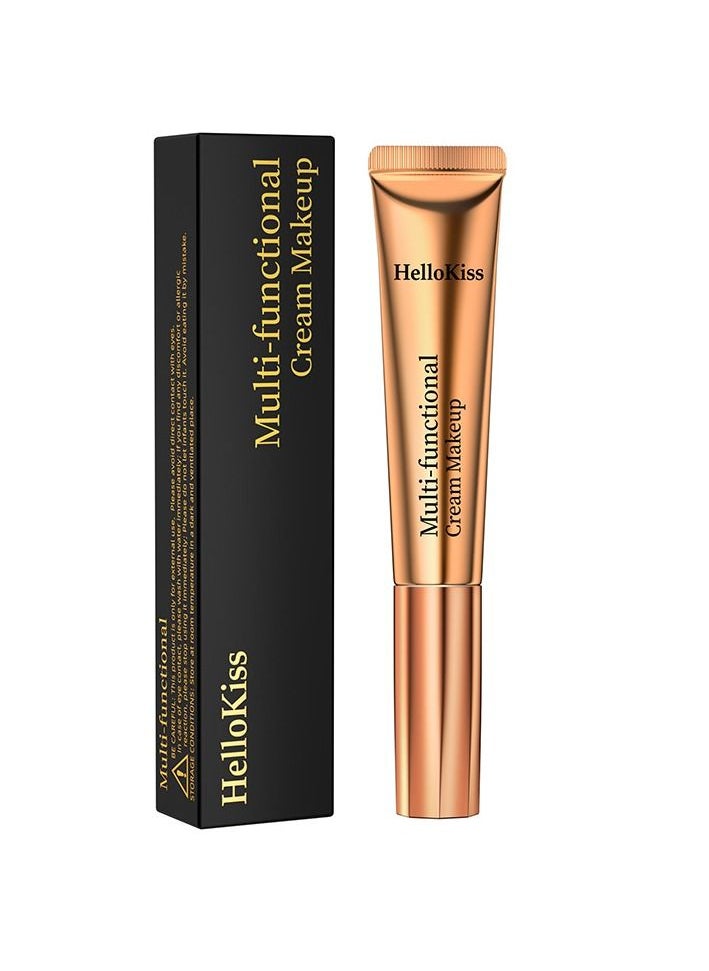 HelloKiss - Liquid Contour Beauty Wand Highlighter Liquid Beauty Wand Makeup Matte Liquid Cheek Blusher Bronzer Stick with Cushion Applicator for Long Lasting Natural Shimmer Smooth Silky Cream Makeup Pen #05 - Image 1