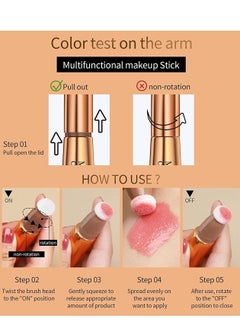 Liquid Contour Beauty Wand Highlighter Liquid Beauty Wand Makeup Matte Liquid Cheek Blusher Bronzer Stick with Cushion Applicator for Long Lasting Natural Shimmer Smooth Silky Cream Makeup Pen #05 - pzsku/Z70F23BCACDB653E8D688Z/45/_/1686323518/906cd868-e8b4-4cf3-bce5-83c2d0d453e3