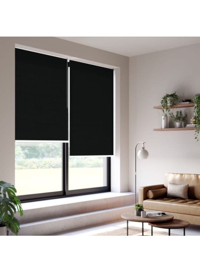 بانيكس  ستائر بلاك اوت اسود 125W x 125H سم  - Image 1