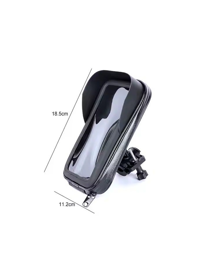 Flexible waterproof motorcycle holder, black - Image 3