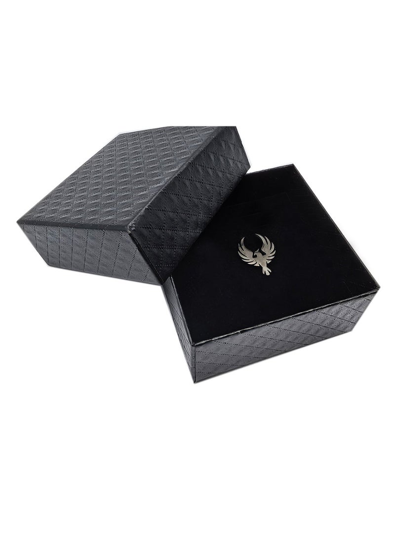 Pin Brooch, 1PC Phoenix-shape Stainless Steel Pin Brooch for Women Men Children, Lapel Pins Shirt Collar Brooch Buckle Lapel Pins Badge Suit Clip Accessory for Clothing Bags Jackets Shirts. - Image 5