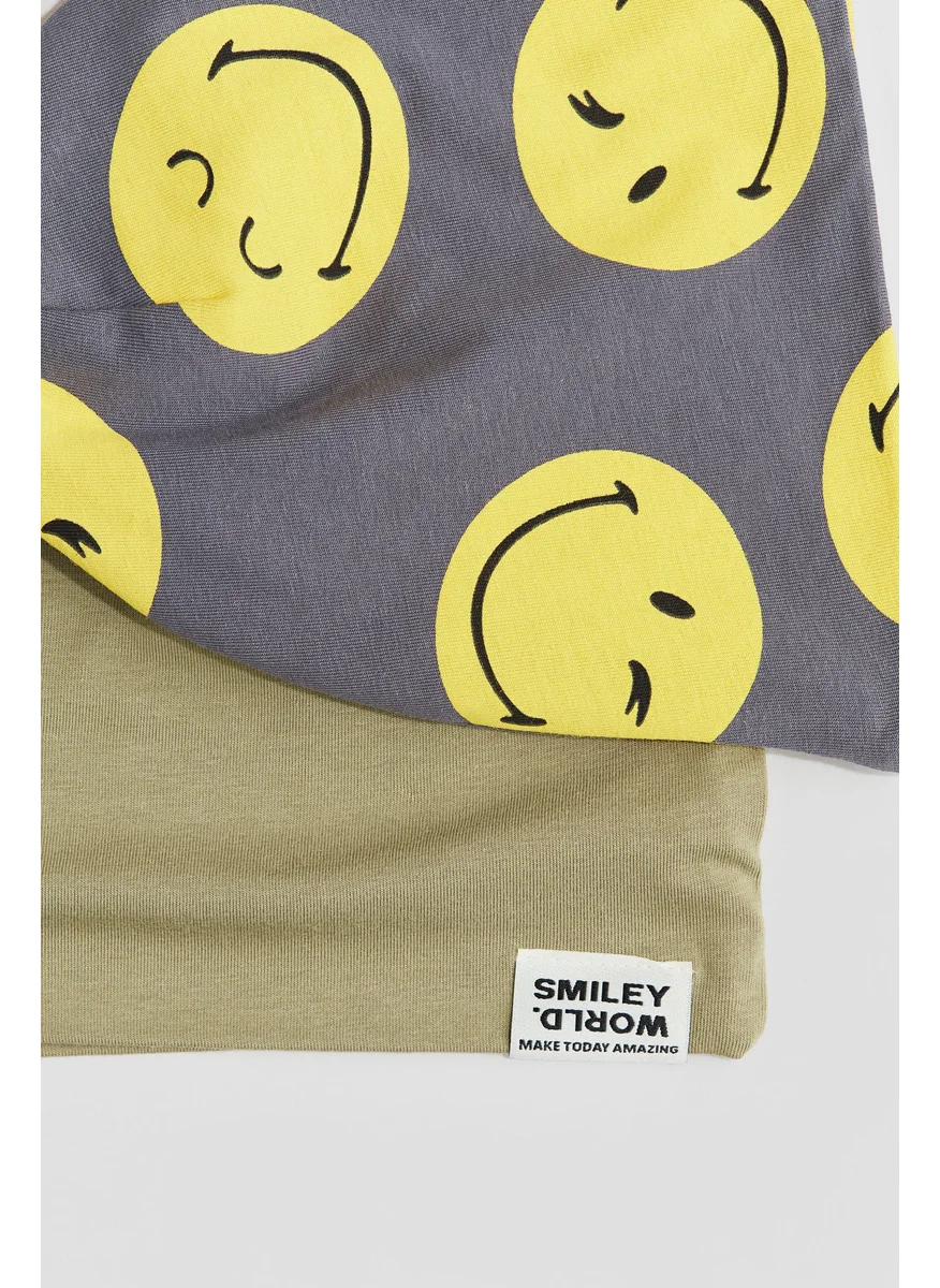 اتش اند ام 2-Pack Printed Jersey Beanies