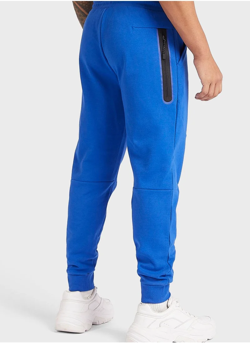 Kappa Logo Cuffed Sweatpants