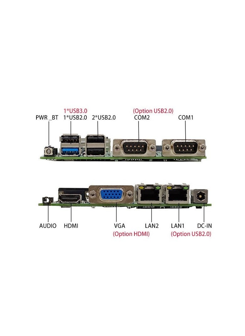 General - Low-power industrial control computer host motherboard Celeron J1900 board surface mount memory 4GB - Image 1