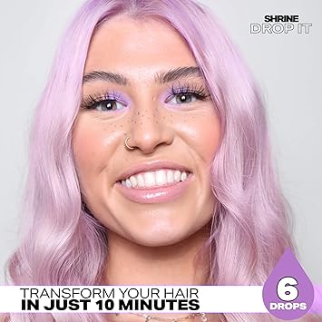 SHRINE Drop It SemiPermanent Hair Dye Drops Purple 20 ml - Image 2