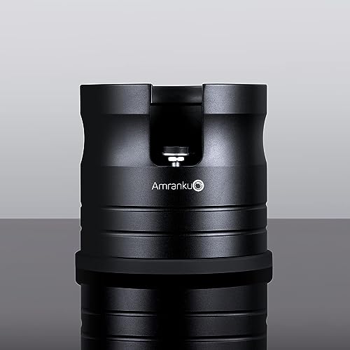 Amrankuo Coffee Portafilter Holder| Espresso Tamper Stand| Aluminum Alloy Espresso Holder| With Non-slip Base| Suitable For Most 58mm Coffee Machin Portafilter| (58mm, Black) - Image 1