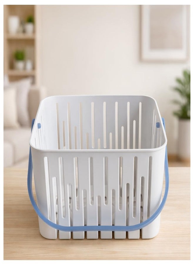 AJS Storage Basket | Plastic Organizer Basket | Durable and Stylish Storage Solution for Kitchen, Bathroom and Home Use - Image 2