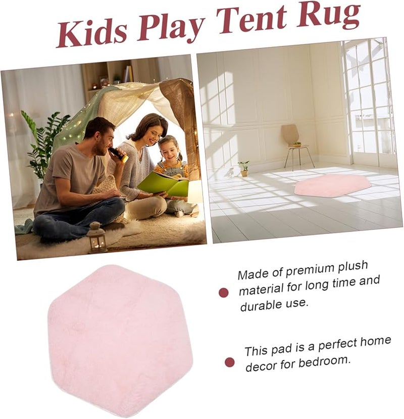 وسادة خيمة سداسية الشكل وسجادة أرضية للأطفال في حضانة ومنطقة لعب داخلية ناعمة ومقاومة للانزلاق - Image 5