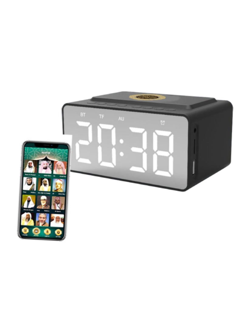 Digital Quran Speaker with Azan Alarm Clock, 8GB Memory, LED Display, and Bluetooth Connectivity - Image 1