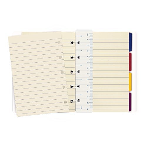 FILOFAX دفتر ملاحظات FILOFAX القابل لإعادة التعبئة، جيب، أخضر وأبيض - 112 صفحة كريمية قابلة للتحريك - فهرس، جيب وعلامة صفحة (B115045U) - Image 2