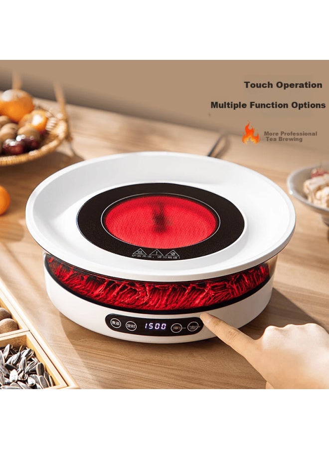 Yihutea Yi Hu Tea Stove Brewing Tea Set New Electric Tea Kettle Household Simulated Flame less Indoor High-end Heater - Image 5
