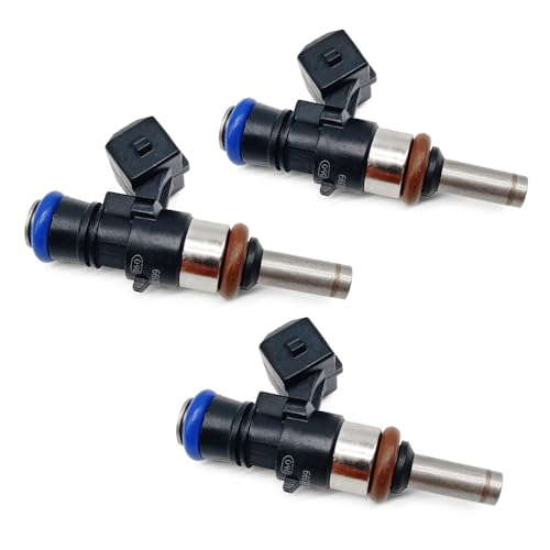 MATERIG 420874845 Fuel Injectors Replace 0280158399 Compatible with CanAm Maverick Turbo X3 X3 Max X3 TURBO R 2017 2018 2019 2020 2021 2022 3 Pack - Image 1