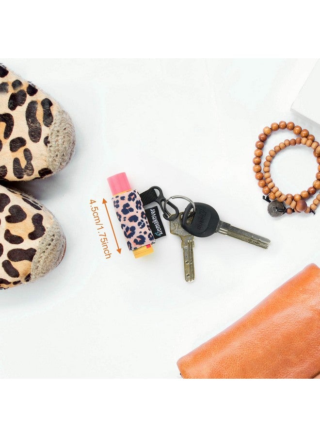 Homakover 6 Pack Compact Clipon Chapstick Holder Premium Release Clip Neoprene Sleeve With Clip Fits Most Standard Lip Balm - Image 4