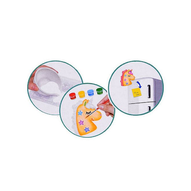 Color Day UKR Unicorns Mould & Paint Kit for Kids - 5+ Yrs Art and Craft Painting Set, Motor Skills Development, Creative Play - Image 4