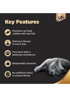 Sheba Fine Premium Adult (1+ Years) Wet Cat Food, Chicken With Tuna In Gravy, 70 G Pouch (Pack Of 24), High-Moisture Gravy Cat Food For Healthy Hydration  - Image 5