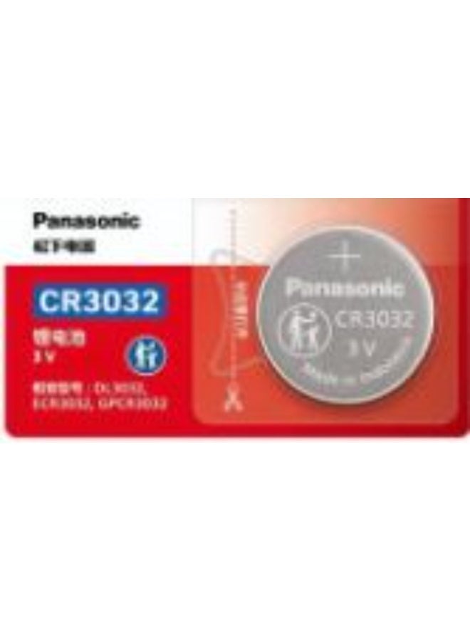 1-Piece Panasonic CR3032 Lithium 3V Indonesia Battery