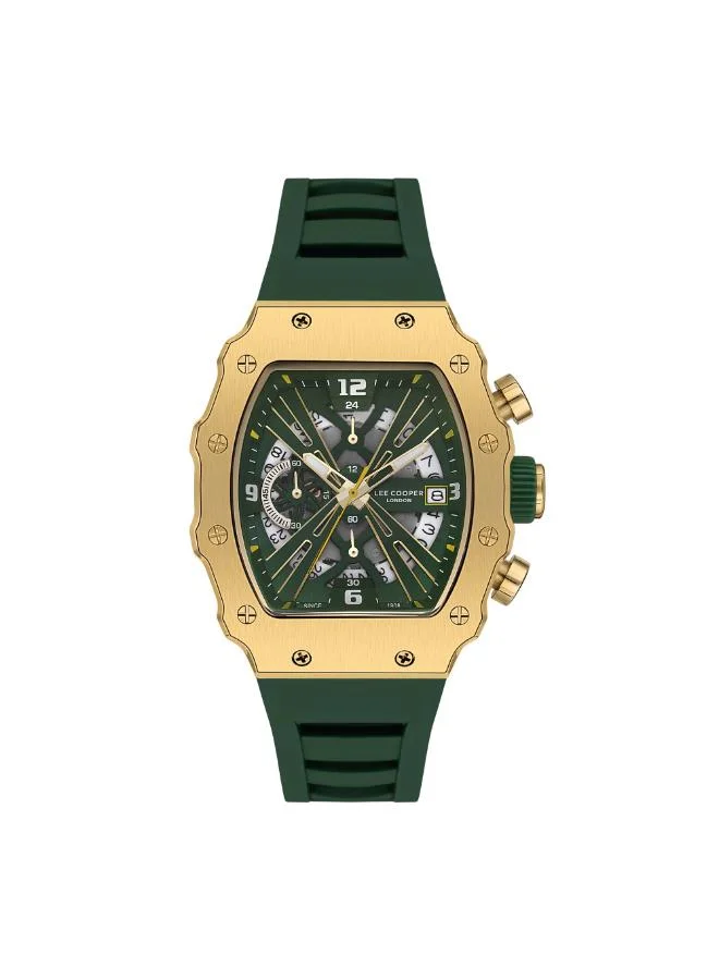 لي كوبر Men's Silicone Multi Function Watch LC08062.177 - 42 mm