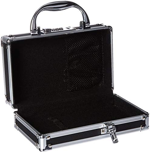 Vaultz Medicine Safe Case w/Combination Lock - Pack of 1 Cases, 8.35 x 5 x 2.5" - Black - Image 2