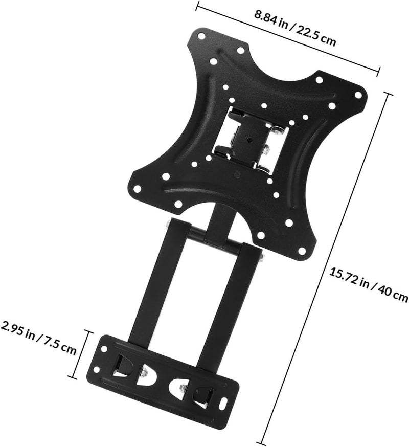 PRETYZOOM Adjustable Wall Mount Tv Bracket for 32-43 Inch Screens, Swivel and Extendable Tv Stand Wall Mount, Universal Flat Screen Monitor Holder for Living Room and Entertainment Room - Image 2