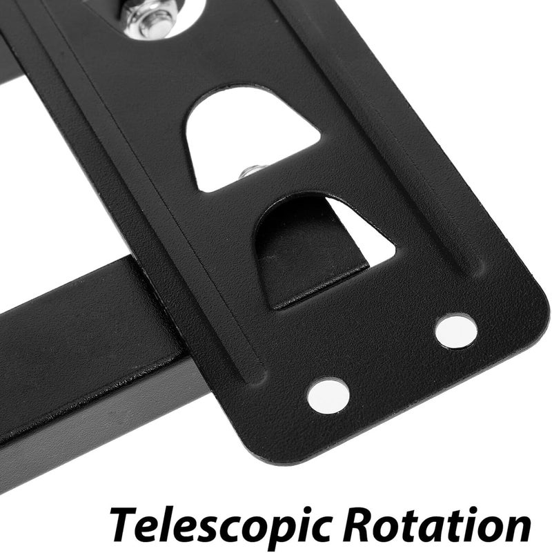 PRETYZOOM Adjustable Wall Mount Tv Bracket for 32-43 Inch Screens, Swivel and Extendable Tv Stand Wall Mount, Universal Flat Screen Monitor Holder for Living Room and Entertainment Room - Image 3