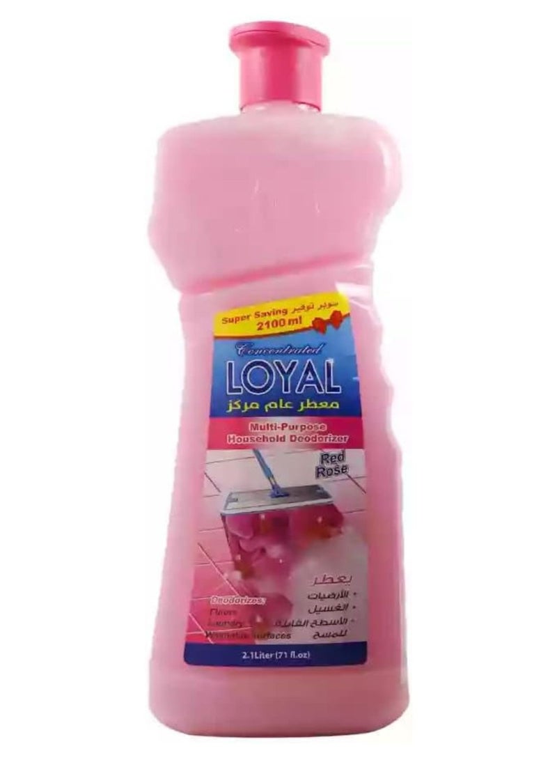 Loyal Concentrated Multi-Purpose Household Deodorizer With The Scent Of Red Rose- 2100ml - Image 1