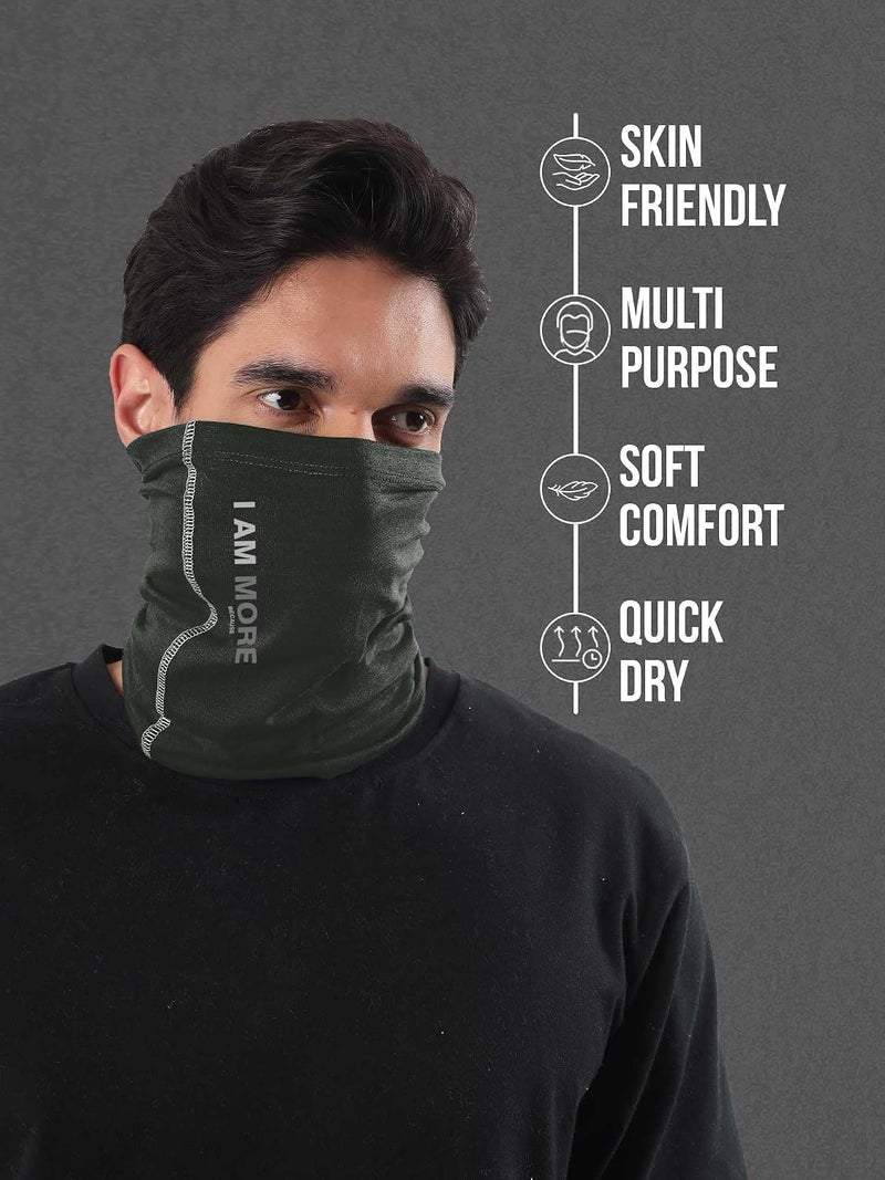 All usage compatible FREECULTR Unisex Printed Bamboo Bandana Anti Microbial Multipurpose Headband Cloth Face Mask for Dust and Sun Protection All climate suitability - Image 2