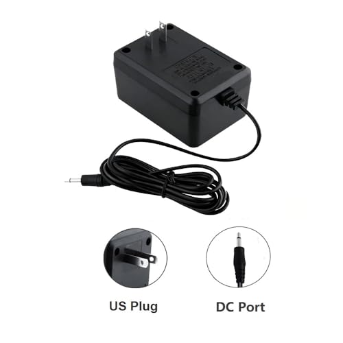 WICAREYO AC Power Supply Adapter with F Plug Female Adapter F Type Male Coax to RCA Female Jack RF Video TV Connector Compatible for 2600 System Console US Plug - Image 4