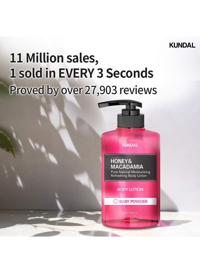 KUNDAL لوشن الجسم النقي من كوندال بنكهة الجريب فروت الوردي والعسل و الجوز المكاداميا (500 مل) - Image 2