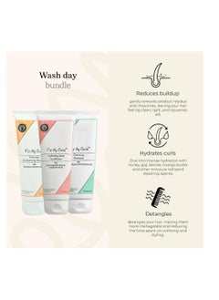 Fix My Curls Fix My Curls Cleansing Shampoo Everyday Moisturizing Shampoo Hydrating Deep Conditioner Cruelty Free Silicone Sulphate Free 250ML Pack Of 3  - Image 2