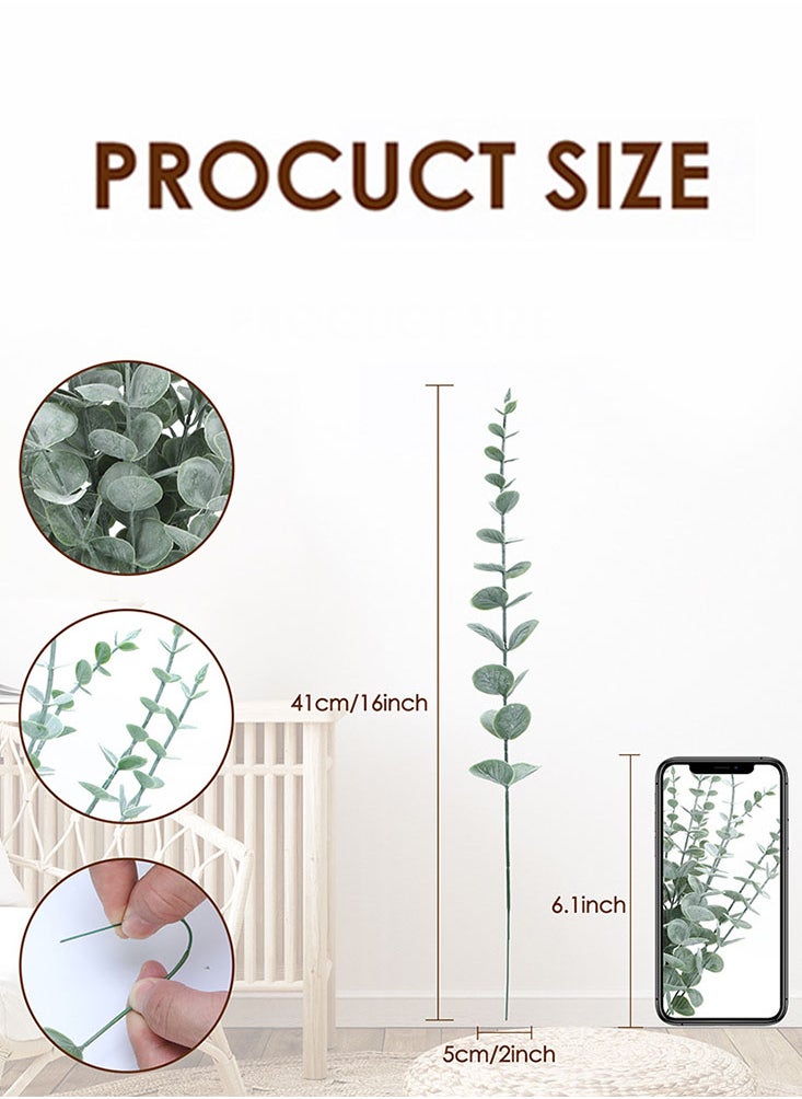 20 Pcs Realistic Artificial Fall Ferns for Home, Office, and Wedding Decor