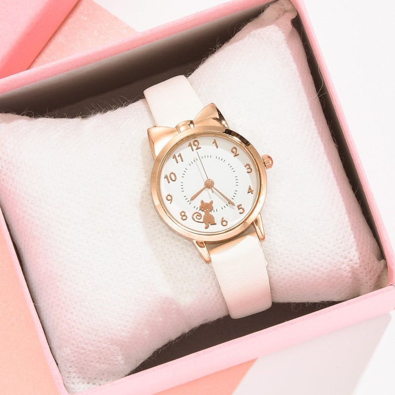 QUARTZ Kids' Waterproof and Shockproof Korean-Style Cute Cartoon Quartz Watch for Girls - Image 2