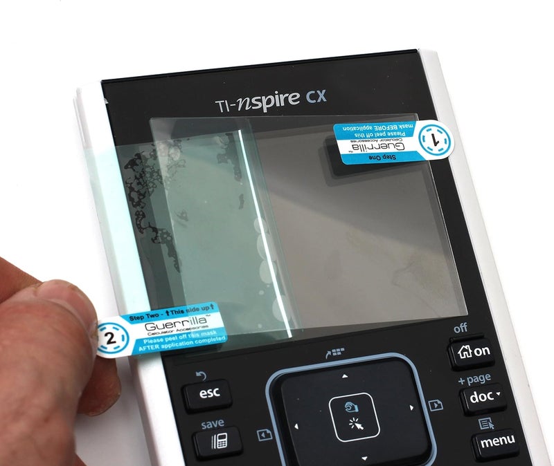 جريلا حزمة واقي الشاشة العسكرية من جيريلا مكونة من قطعتين لآلات حاسبة الرسوم البيانية TI Nspire CX وCX CAS وCX II وCX CAS II - Image 2